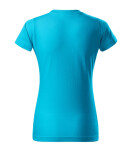 Basic tričko dámské tyrkysová 2XL
