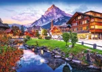 Trefl - Puzzle - Premium Plus Photo Odyssey: Alpské město ve Švýcarsku