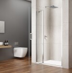GELCO - LORO Sprchové dveře do niky 900 s pevnou částí, čiré sklo, GN4690 GN4690