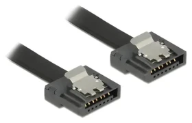 DeLock SATA III FLEXI černá / Kabel / SATA - SATA / 1 m / 6 Gbit/s (83843)