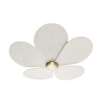 Strömshaga Stropní lampa Daisy Ø 50 cm, krémová barva, kov, textil