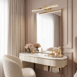 Koupelnové nástěnné LED svítidlo SWE006-1W 73cm GOLD OSW-20105