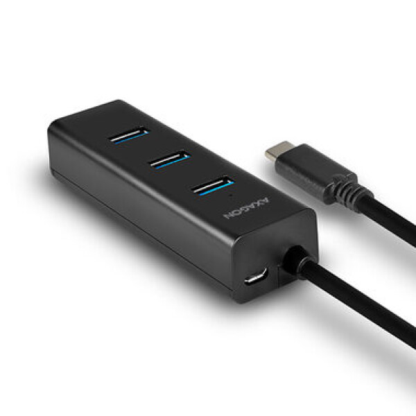 AXAGON HUE-S2C USB-C nabíjecí hub černá / 4x USB 3.2 / 2A / 40 cm (HUE-S2C)