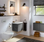 VILLEROY & BOCH - Subway 3.0 Umyvadlová skříňka, 423x429x378 mm, 1 dvířka, grafitová C58200VR