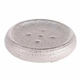 MSV OMAN stříbrná / Mýdlenka / keramika / 12,5 x 2,5 cm