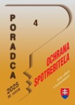 Poradca 4/2025 – Zákon o ochrane spotrebiteľa – nový zákon s komentárom