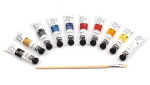 Pébéo Studio Acrylic sada 10 x 20 ml + štětec