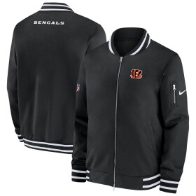 Nike Pánská bunda Cincinnati Bengals NFL Sideline Coach Bomber Velikost: XL
