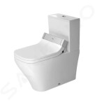 DURAVIT - DuraStyle WC kombi mísa pro SensoWash, Vario odpad, s HygieneGlaze, alpská bílá 2156592000