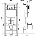 MEXEN - Tex E konstrukce na WC 61109