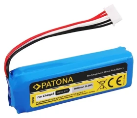 PATONA baterie pro reproduktor JBL Charge 3 6000mAh / 3.7V / Li-Pol / GSP1029102A (PT6520)