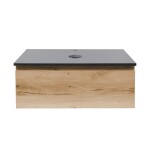 Koupelnová skříňka s žulovou krycí deskou SAT B-Way 79x30x45 cm dub BWAY80OAKZ BWAY80OAKZ