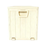 Zahradní úložný box 112x49x54cm, plast, béžová, AZB-G2075 CRM
