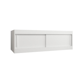 Nástavec na skříň Abi Barva korpusu: Bílá, Rozměry: 150 cm, Dveře: Bílá