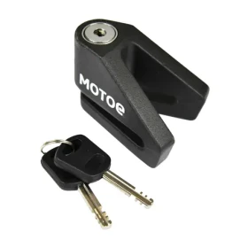 Racceway Zámek kotoučové brzdy černý / Zámek na kotoučovou brzdu / Čep 5 mm / Ocel / 2 klíče