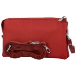 Luxusní dámská malá crossbody kabelka Katana Isadora, červená