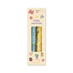 Konges Sløjd Guma v tužce s vůní Lemon – set 2 ks, modrá barva, žlutá barva, plast