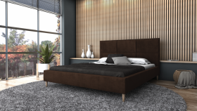FRONTI Postel SAND 160x200 hnědá