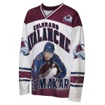 Outerstuff Dětské tričko Cale Makar #8 Colorado Avalanche NHL Player Polyester Top Velikost: Dětské M (136 – 152)