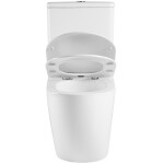 CERANO - WC kombi Cesso, Vortex - vírové splachování + Slim/SoftClose sedátko - spodní/zadní odpad - bílá lesklá - 61,8x38 CER-680356