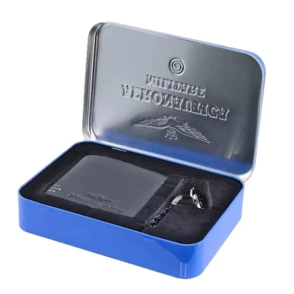 Set Peněženka a přívěsek Aeronautica Militare Gift AM-190-05 modrá