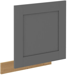 Dvířka na vestavnou myčku nádobí Luna ZM 570x596 Barva korpusu: Dub artisan, Barva dvířek: Dust Grey