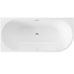 DEANTE - Akrylátová vana Silia bílá, rohová/volně stojící, levá - 170 cm KDS_017L