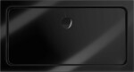 MEXEN/S - Flat sprchová vanička obdélníková slim 120 x 70, černá + černý sifon 40707012B