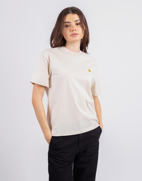 Tričko Carhartt WIP W' S/S Chase T-Shirt Natural/Gold