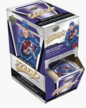 Hokejové karty NHL 2025-26 Upper Deck MVP Hockey Gravity Retail Box