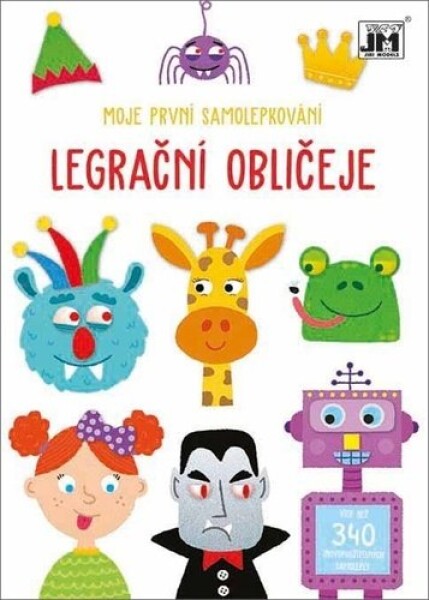 Legrační obličej Moje první samolepkování