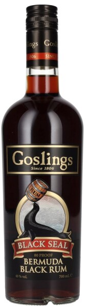 Gosling's Black Seal 80 PROOF Bermuda Black Rum 40% 0,7 l (holá lahev)