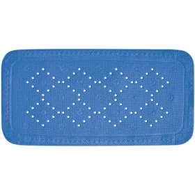 Spirella ALASKA protiskluzová podložka do vany modrá / PVC / 71 x 36 cm (7610583245670)