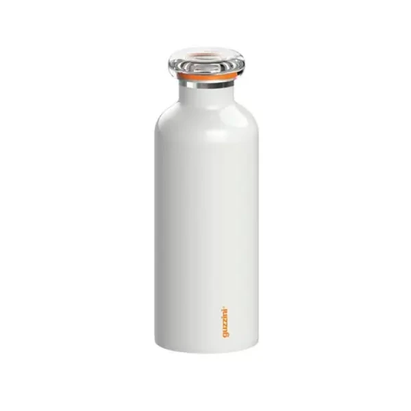 Guzzini Energy bílá / Termoláhev / 500 ml / nerezová ocel / 12h teplé, 24h studené (8008392310211)