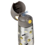 B.box Termoska na pití s brčkem 350 ml - Batman