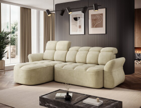 Sedací souprava Beneth Provedení: Levá varianta, látka: Monolith 04