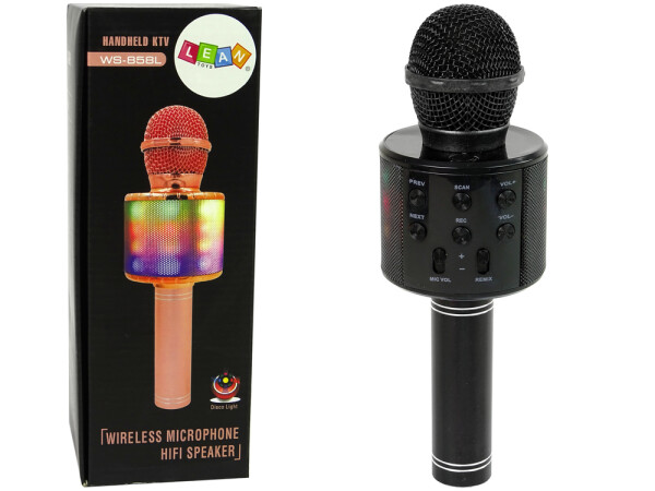 Mamido Bezdrátový karaoke mikrofon WS-858 černý
