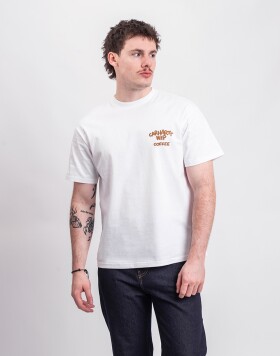 Tričko Carhartt WIP S/S Coffee Break T-Shirt White