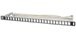Intellinet 721011 / Patch panel / 19” / 24 portů / stíněný / neosazený / 0,5U (721011)