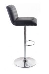 G21 Barová židle G21 Malea koženková, prošívaná black G21-60023096