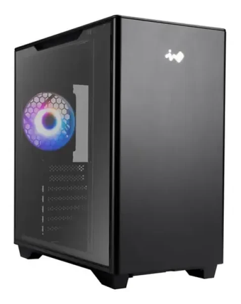 InWin A5 černá / Skříň / E-ATX, ATX / ARGB / průhledná bočnice / 1x USB-C, 2x USB-A (A5)