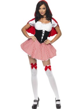 Smiffys.com Kostým - Sexy Červená Karkulka II Velikost: S