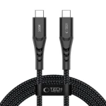 Tech-Protect Ultraboost UB11T černá / Nabíjecí kabel / USB-C - USB-C / PD 100W / QC3.0 / 2 m