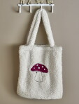 Bloomingville Taška Mushroom Bag, krémová barva, textil