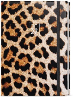Týdenní diář Oskar Lamino A5 Leopard
