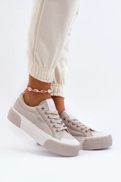 Dámské tenisky se silnou podrážkou Lee Cooper šedá Velikost: 40