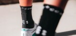 Kompresní běžecké ponožky Compressport Pro Marathon Socks V2.0 Black/White Velikost: EU