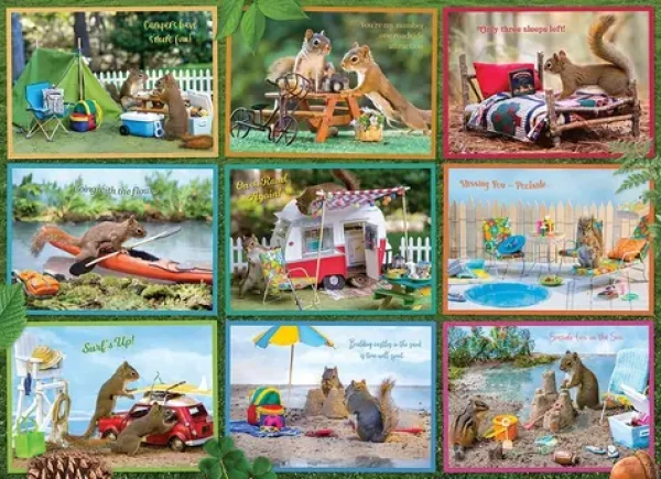 COBBLE HILL Puzzle Veverky na prázdninách