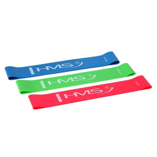 HMS GU04 Slim Set Sada fitness gum (5907695537772)