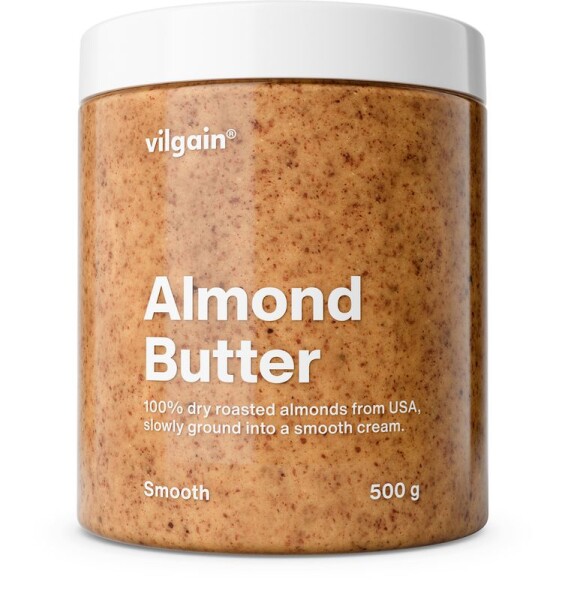 Vilgain Mandlové máslo – jemné mandle 500 g